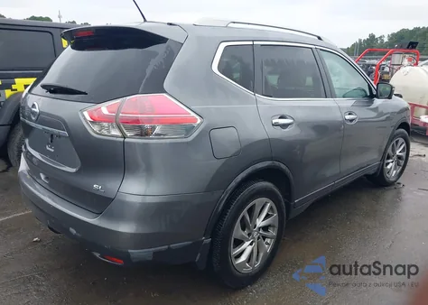 2015 Nissan Rogue Sl из США, поврежденный, VIN 5N1AT2MT6FC905101